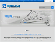 Tablet Screenshot of himalaya-trading.com